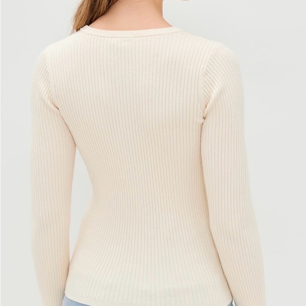Faherty NWOT Cashmere blend Milo Ribbed Cardigan - Picture 4 of 11